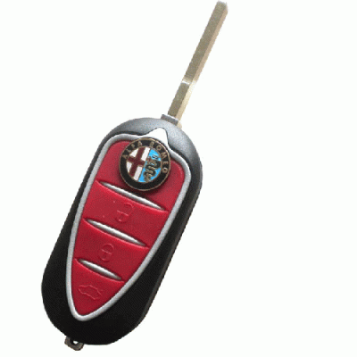 1371 For alphard 3 Button Flip remote key shell