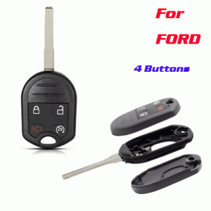 A-081 Remote Car Key Shell For Ford Edge 4 Buttons