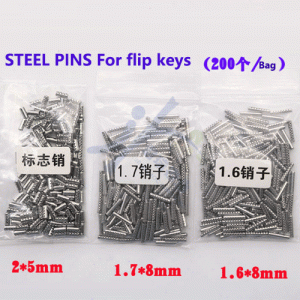 AP-08 Stainless steel t pin fixed pin for car folding key 200PCS