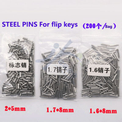 AP-08 Stainless steel t pin fixed pin for car folding key 200PCS