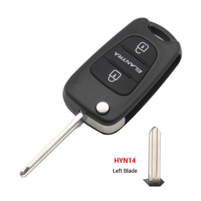 HY-35 3 Buttons flip folding Remote key shell For Hyundai