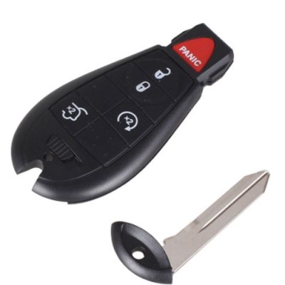 Chry-09 4+1 4 Buttons Remote Key Fob Case Shell For chrylser