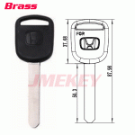 P-242 For Brass honda big Car key blanks Suppliers Wholesale