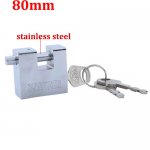 Lock-14B 80mm length Big pad lock stainless steel Beam