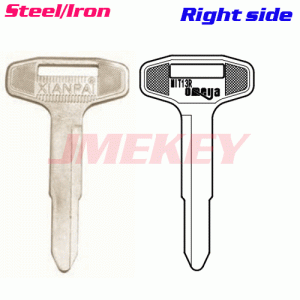 P-530 steel Iron Car key blansk For Mitsubishi RIGHT SIDE