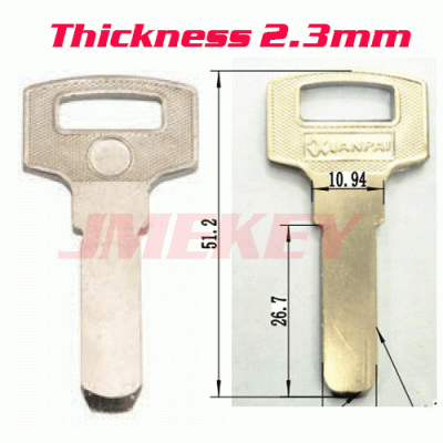 P-568 For HENGFENG THICKNESS 2.3mm House key blanks