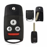 HON-36 Flip Key Modified 4 Buttons Remote key shell For Honda