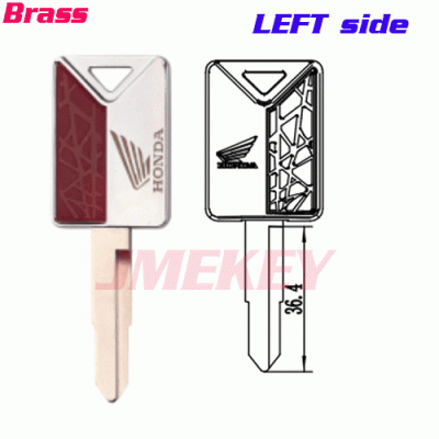 P-393 Replacement Brass Honda KEY BLANKS left side