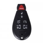 Chry-04 6+1 Buttons Spare Remote Case Blank Smart Key Shell