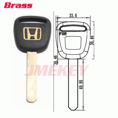 P-244 For Gold logo honda Car key blanks Suppliers