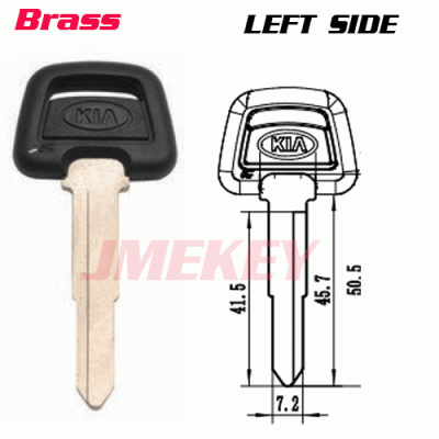 P-200 Replacement FOr brass kia BLANK KEYS LEFT side