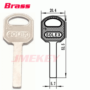 P-582 Brass House key Blanks For Solex Suppliers Wholesale