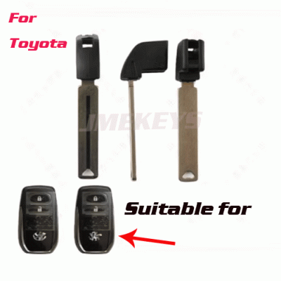 T-607 Smart key blank blade for New Toyota