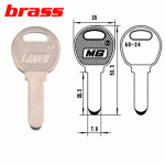 Y-583 Brass House key blanks Suppliers Xianpai Oscar