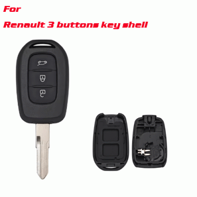 A-110 3 Buttons Remote Car Key Shell For Renault vac101