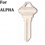 K-530 Brass House key blanks for alpha