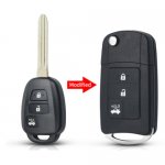 TOY-36 3 Buttons Modified Car Key Case Cover For Toyota