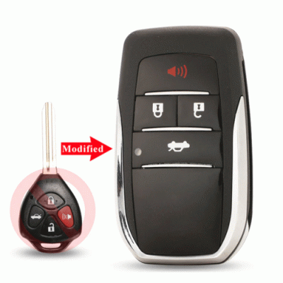 2001-3+1 New Style 3+1 Button Flip Key Case For Toyota