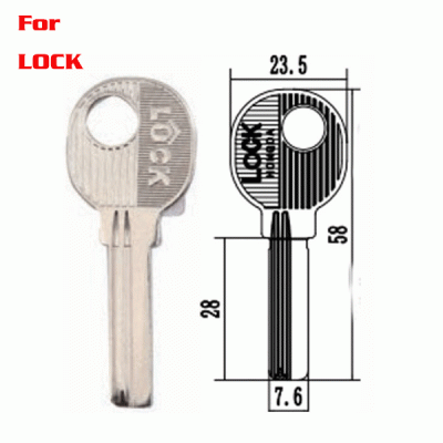 K-052 Locksmiths key Blanks Wholesale For Lock Right side