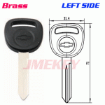 P-284 Replacement Brass Car key blanks for Chevrolet LEFT side