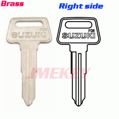 P-339 Replacement brass Car key blanks For suzuki Right side