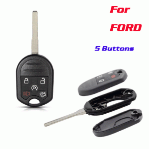 A-082 Remote Car Key Shell For Ford Edge 5 Buttons