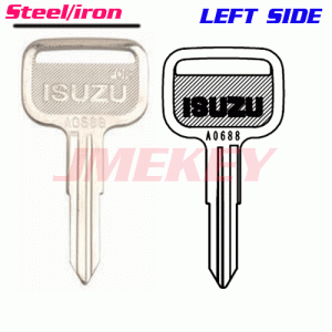 P-526 Iron Car key blansk For Isuzu LEFT SIDE