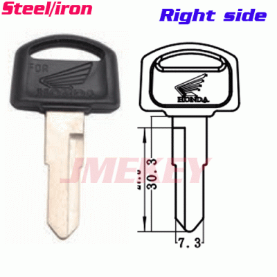 P-386 Replacement iron Honda KEY BLANKS Right side