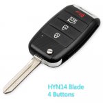 KI-03 For KIA K3 Sorento 4 Buttons FLip remote key shell