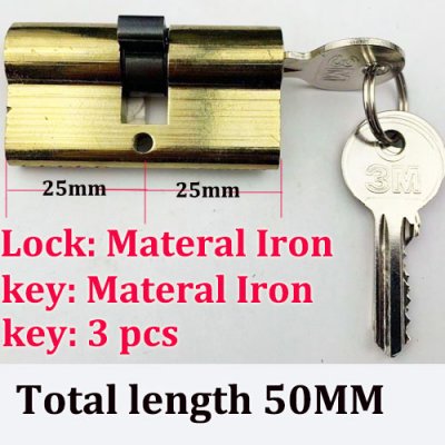 Lock-04 iseo brass Lock cylinder 3 Brass key blanks Suppliers