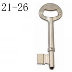 Y-357 Zinc alloy House key Blanks Suppliers 21-26