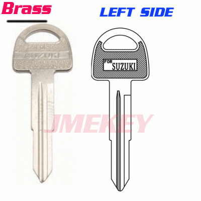 P-320 Replacement Brass key blanks for Suzuki SZK-12 LEFT side