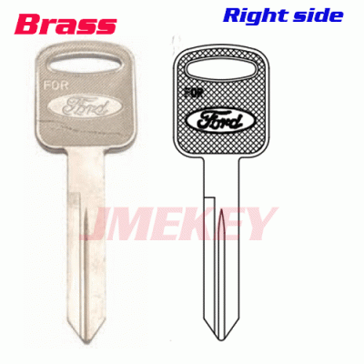 P-271 Replacement all Brass Car key blanks For Ford FORD-40R