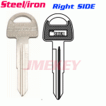 P-318 Replacement Steel key blanks for Suzuki SZK-12 Rights ide