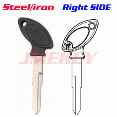 P-511 Steel Car key blanks MD2SP Right side Wholesale