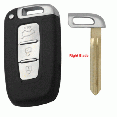 1275B Smart 3 Buttons remote car key shell For Hyundai Right