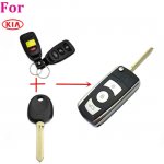 KI-01 3+1 button modified flip key case shell for KIA