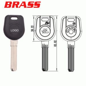 P-471 Brass House key Blanks for Hollpy