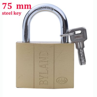 Lock-10E 75 MM Padlock With 3 Key blanks