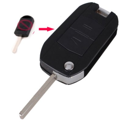 OP-04 Modified Folding Remote car Key Shell 2 Buttons for opel