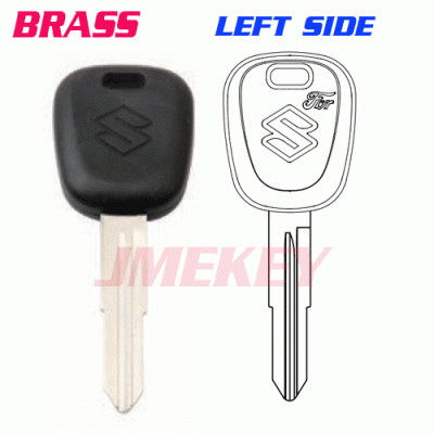 P-306 Replacement Brass key blanks for Suzuki LEFT side