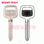 P-085 Replacement steel iron Car key Blanks for toyota supplier