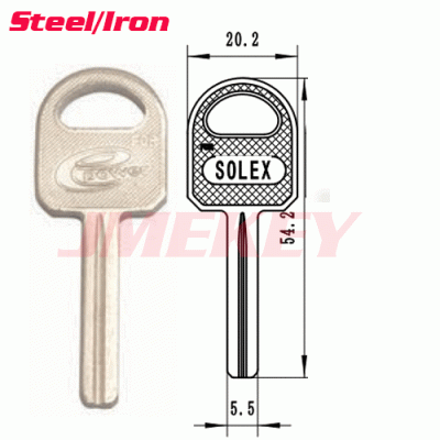 P-578 IRON House key Blanks For Solex Suppliers