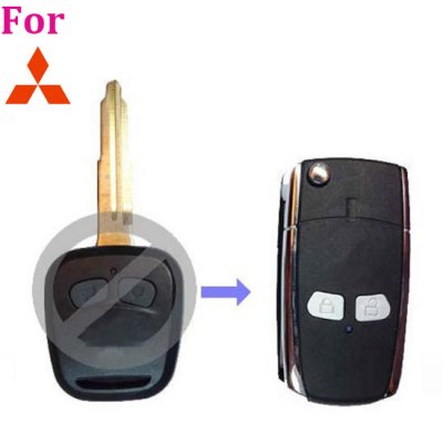 MIT-01 For Mitsubishi 2 Buttons Flip remote key shell