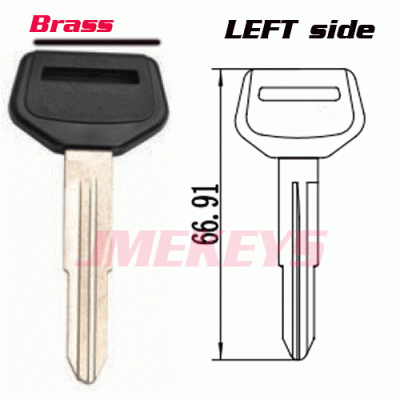 P-071 Replacement Brass Blank keys for toyota Left side