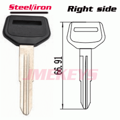 P-069 replacement Steel Iron Blank keys for toyota Right side