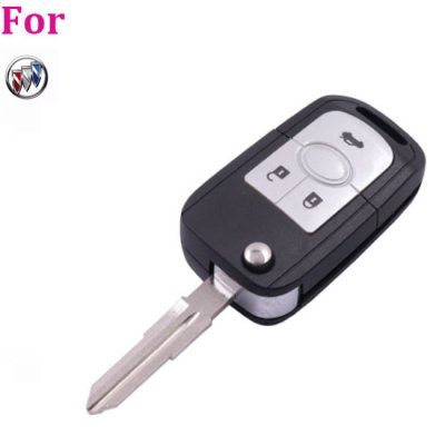 BUI-05 For Buick 3 buttons Folding remote key shell
