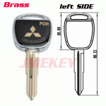 P-158 GULE CAR KEY BLANKS FOR MITSUBISHI LEFT SIDE