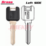 P-163 Replacement Brass Car key blanks For mazda left side