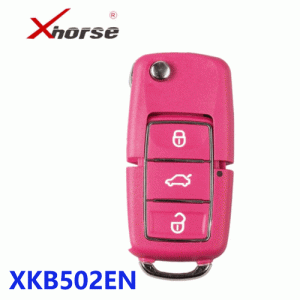 XKB502EN Wire Remote Key For V-W B5 Style 3 Buttons Red Color